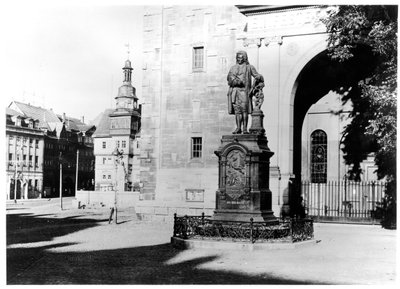 Statue of Johann Sebastian Bach by German School